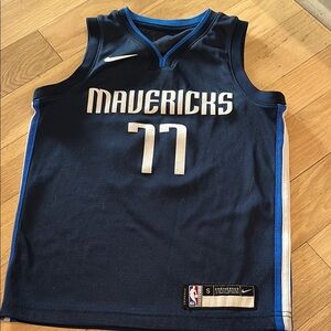 Nike Mavericks Navy Basketball Jersey